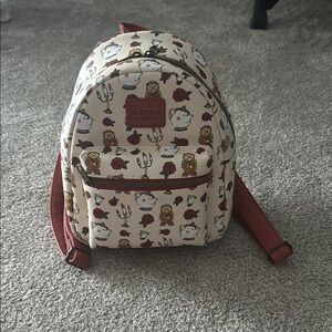 Disney Loungefly Beauty and the Beast Backpack